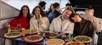 Пицца-круиз по Дунаю в Будапеште