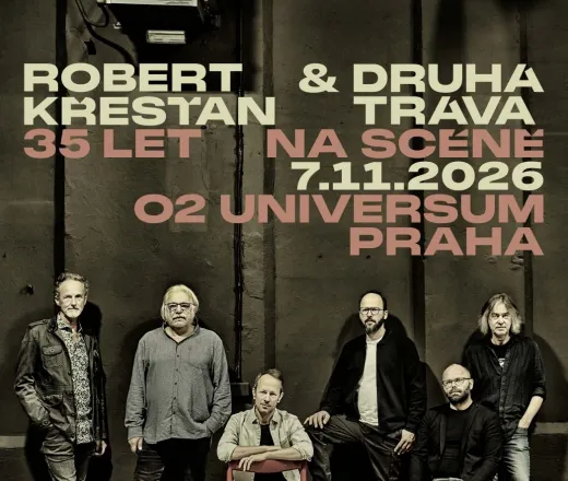 Robert Křesťan and Druhá tráva, 35 years on stage