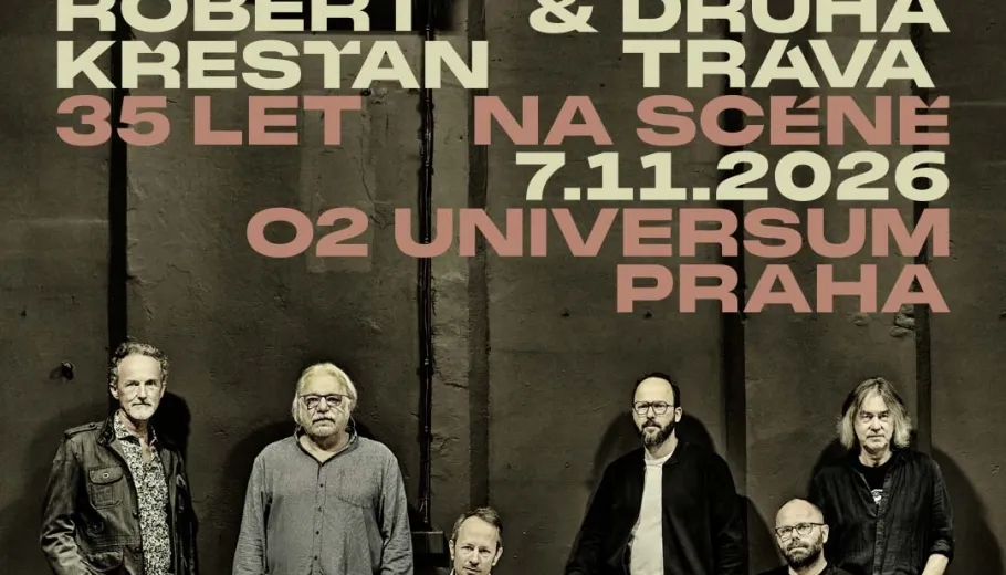 Robert Křesťan and Druhá tráva, 35 years on stage